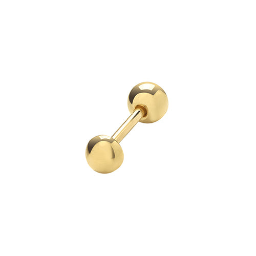 9Ct Gold Dome Cartilage Stud - ES1911