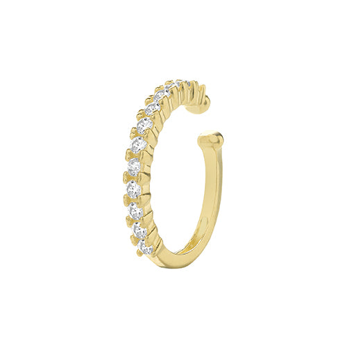 9Ct Gold Cz Cartilage Cuff - ES1956