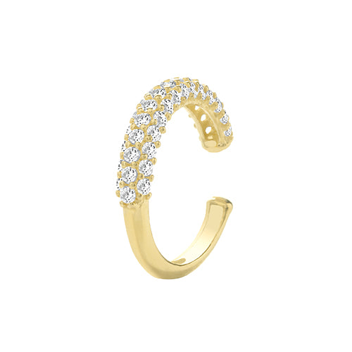 9Ct Gold Cz Cartilage Cuff - ES1957