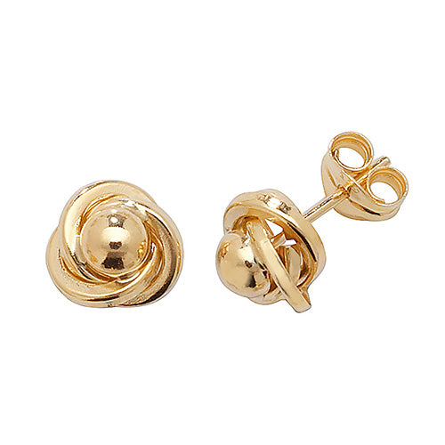 9Ct Gold Orbital Studs ES365