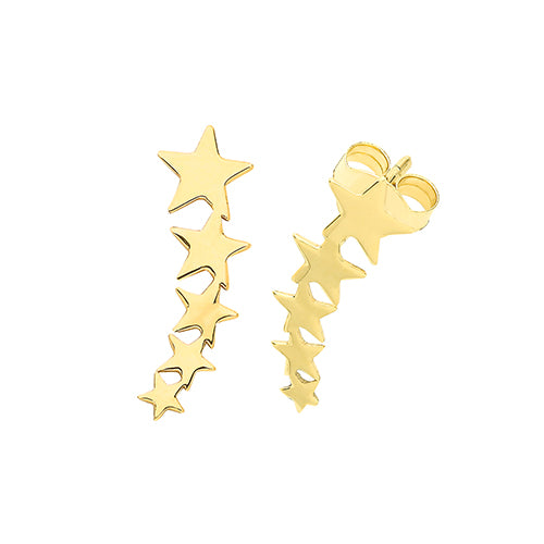 9Ct Gold Constellation Studs - ES702