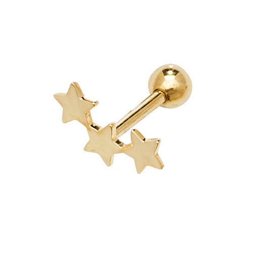 9Ct Gold Constellation Cartilage Stud - ES906