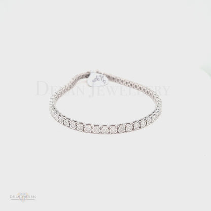 White Gold Diamond Tennis Bracelet - 1.50ct