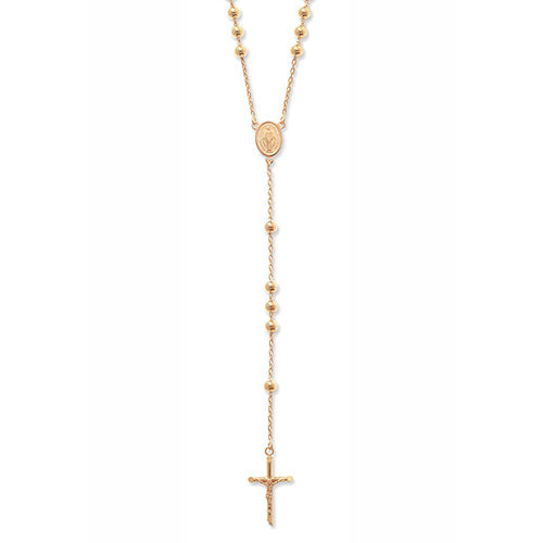 9ct Gold Rosary Necklet - NK105