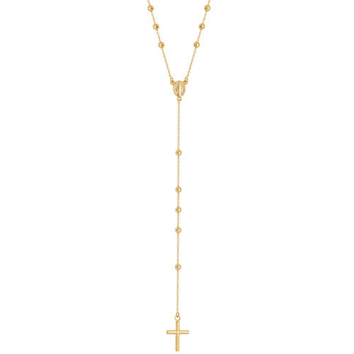 9ct Gold Rosary Necklet - NK112