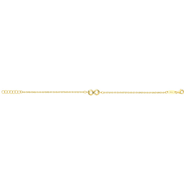 9Ct Gold Infinity Bracelet - NK403B