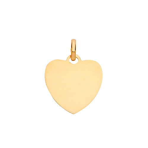 9ct Gold Heart Pendant PN1072