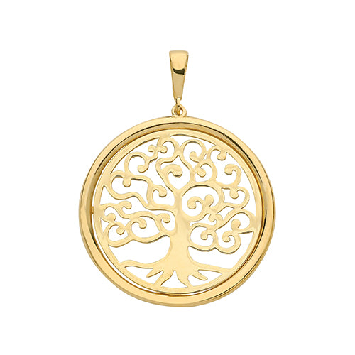 9ct Gold Tree of Life Pendant - PN1077