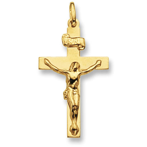 9ct Gold Crucifix Pendant - PN107