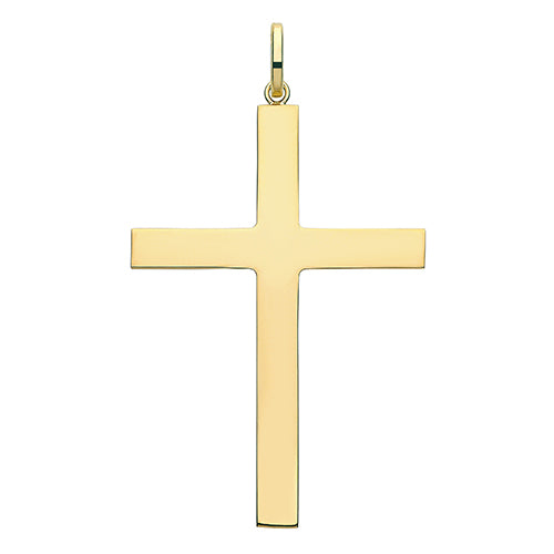 9ct Solid Yellow Gold Cross