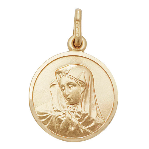 9ct Gold Virgin Mary Pendant - PN171
