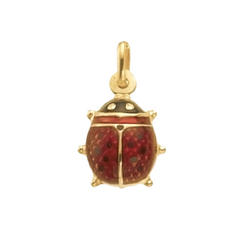 9ct Gold Ladybird Pendant - PN251