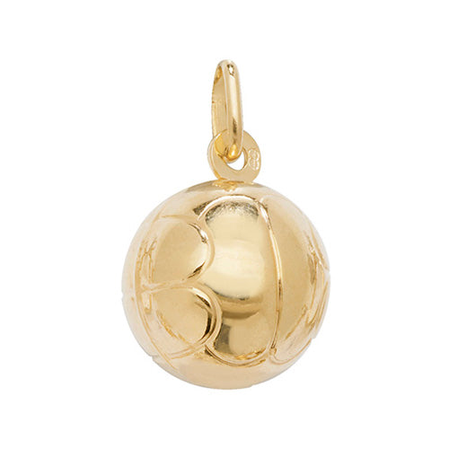 9ct Gold Football Pendant - PN265