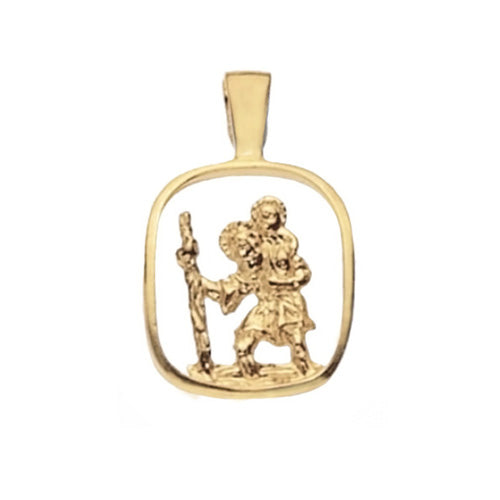 9ct Gold St Christopher Pendant - PN437