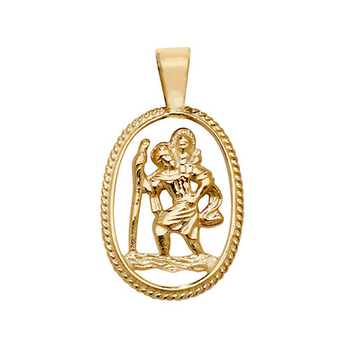 9ct Gold St Christopher Pendant - PN439