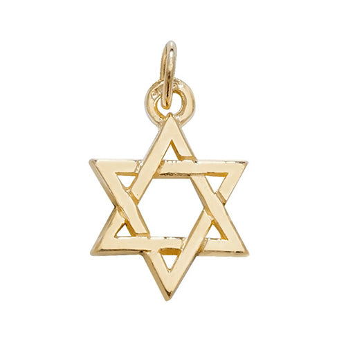 9ct Gold Star of David Pendant - PN453