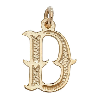 9ct Gold Initial Pendant - PN527