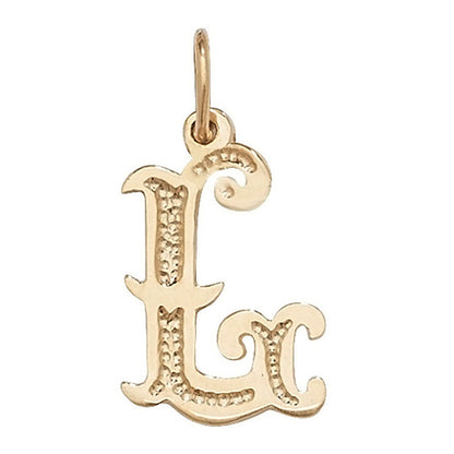 9ct Gold Initial Pendant - PN527