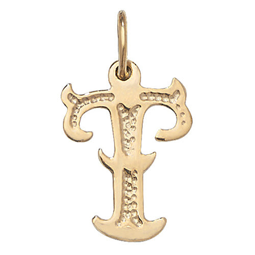 9ct Gold Initial Pendant - PN527