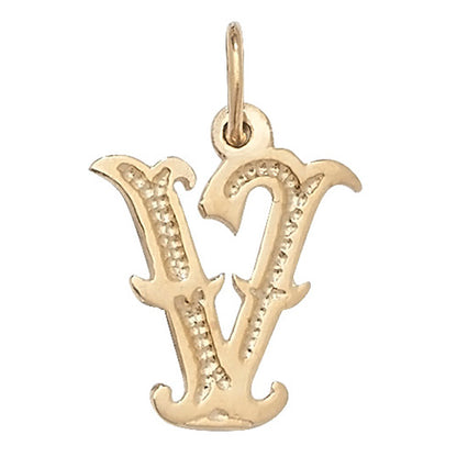 9ct Gold Initial Pendant - PN527