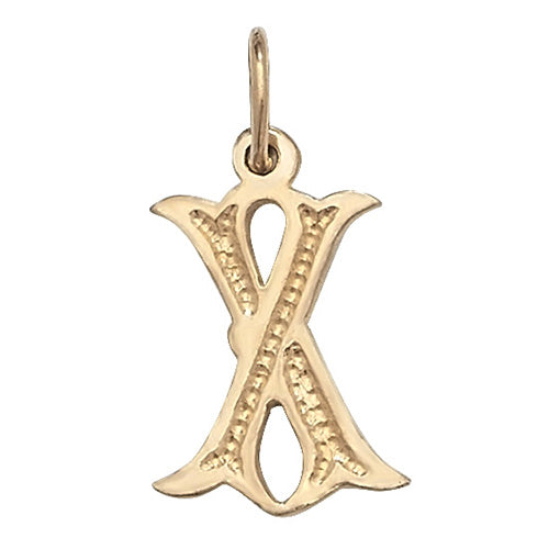 9ct Gold Initial Pendant - PN527