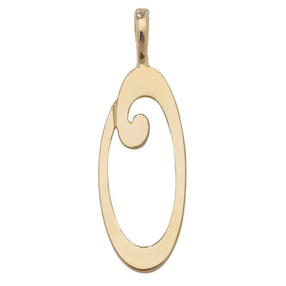 9ct Gold Initial Pendant - PN528