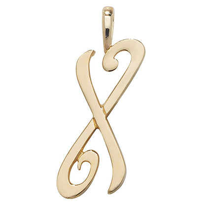 9ct Gold Initial Pendant - PN528