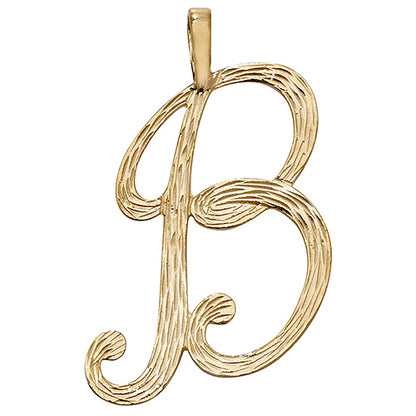9ct Gold Initial Pendant - PN529