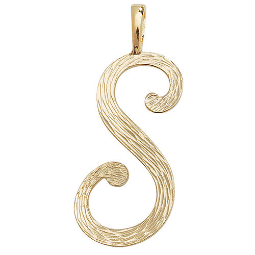 9ct Gold Initial Pendant - PN529