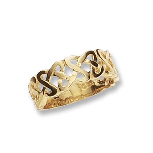 9Ct Gold Gents' Celtic Ring - RN140
