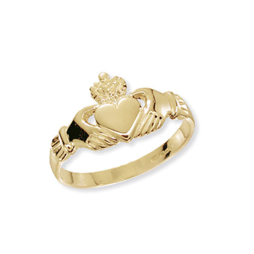 9Ct Gold Claddagh Ring - RN220