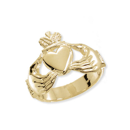 9Ct Gold Gents' Claddagh Ring - RN222
