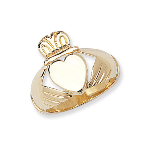 9Ct Gold Gents' Claddagh Ring - RN255N