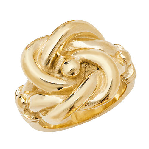 9Ct Gold Gents' Knot Ring - RN285